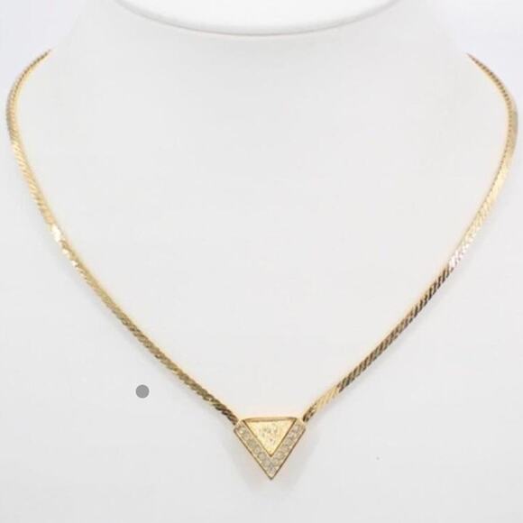 Christian Dior V Necklace Vintage - Picture 1 of 2